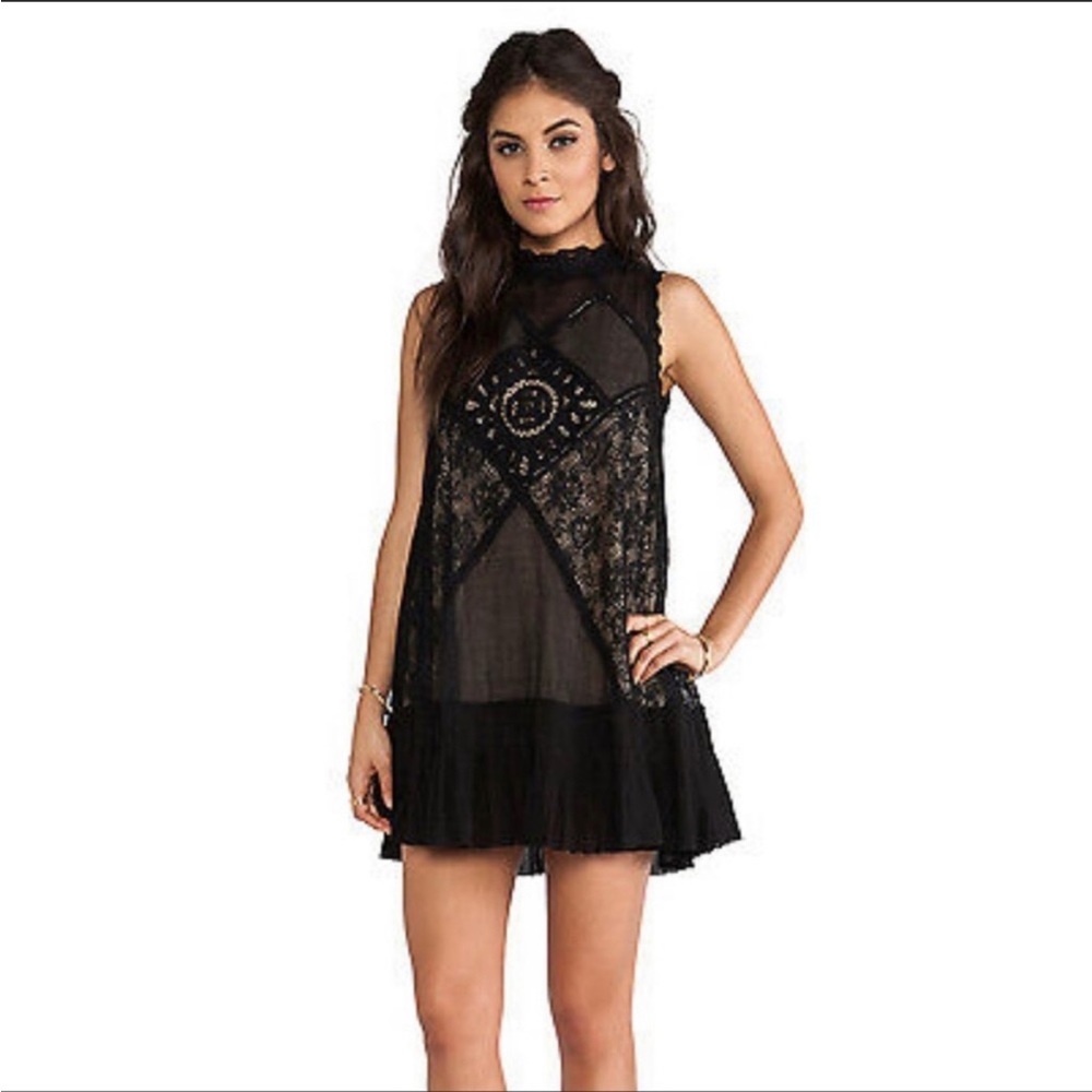 Free People One Angle Lace Dress